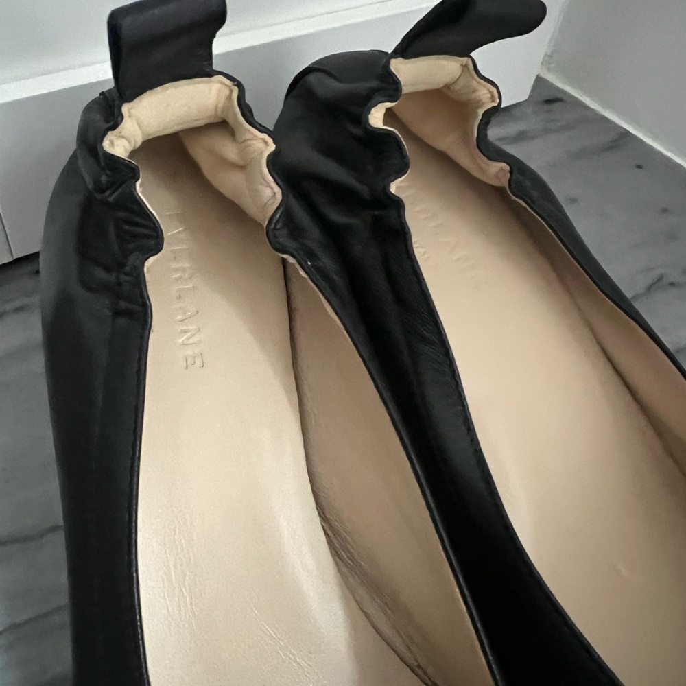 Everlane Black Leather Day Glove Block Heels - Picture 2 of 9